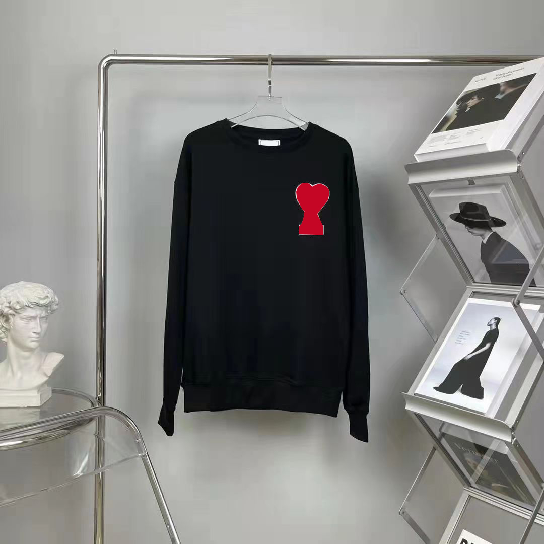 Womens Mens Hoodies Designer Woman Hoodie Shirts Sweatshirts Girl Jumpers Round Neck Pullover Terry Hoody Black White Tops S-3XL