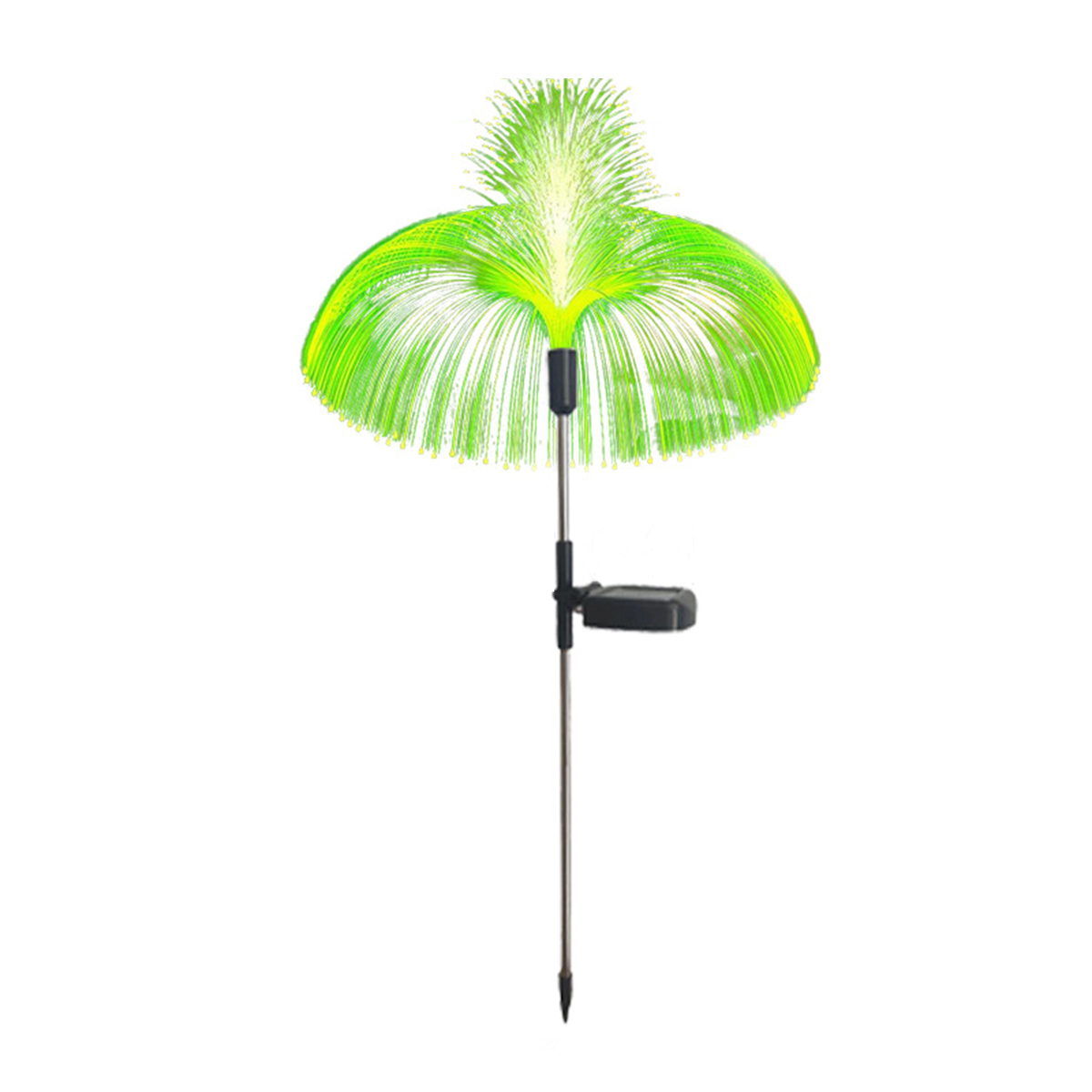 Solar Fiber Optic Single Tier Jellyfish Dog Tail Grass Garden Lawn Lights Patio Lights Landscape Lights Decorative Lights