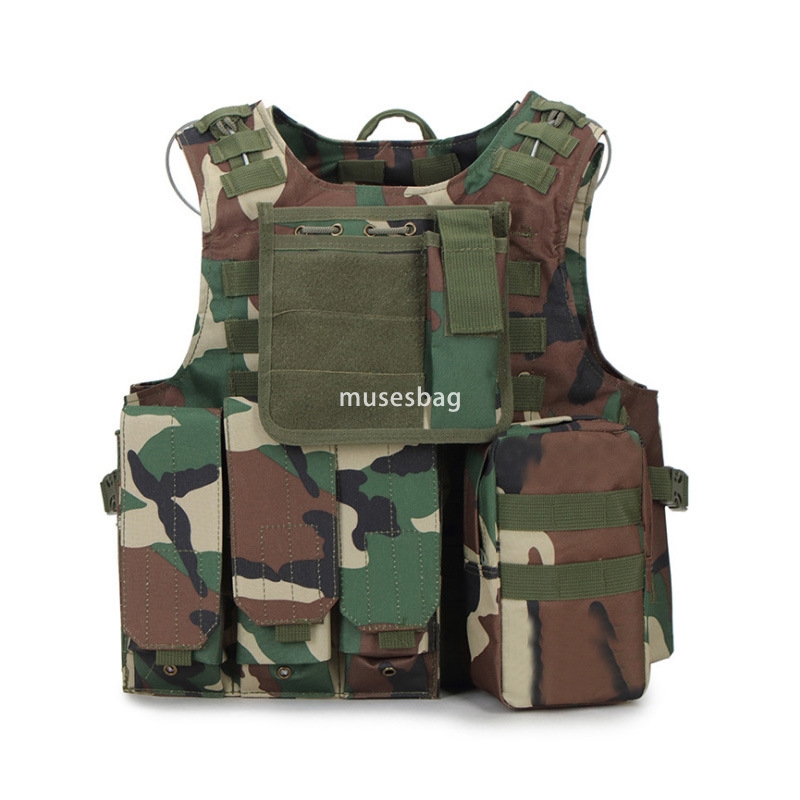 Amphibious tactical vest cs field camouflage vest armor outdoor combat vest equipment wholesale