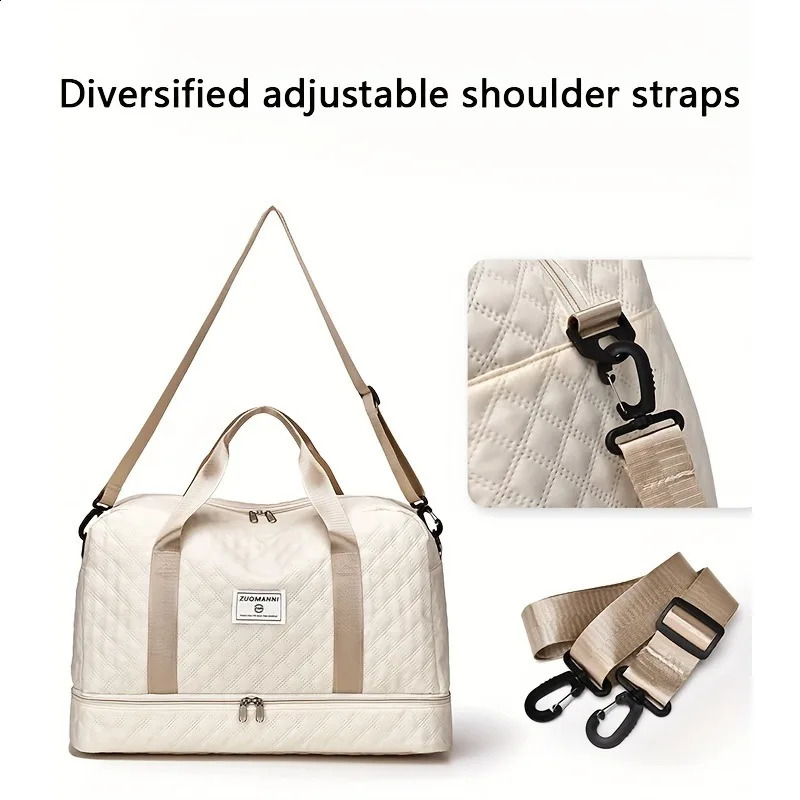 Lightweight Luggage Bag Large Capacity Travel Duffle Bag Gym Tote Bags Shoulder Weekender Overnight Bag 240924