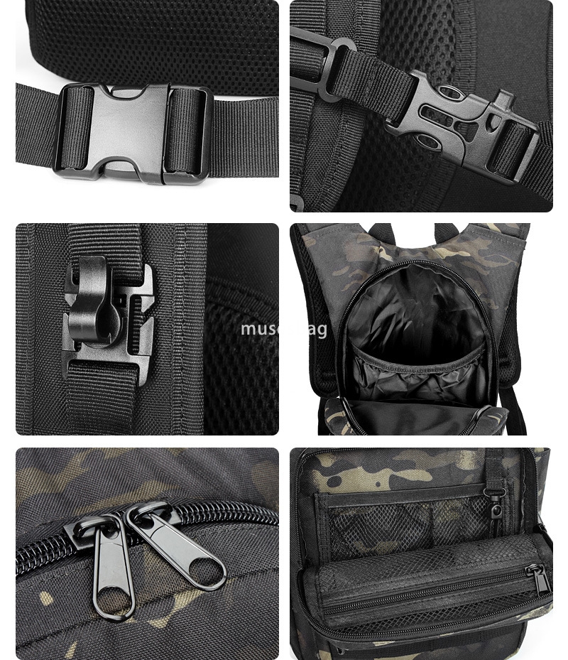 Outdoor tactical backpack Multi-functional mountain sports bike riding bag camouflage water bag backpack