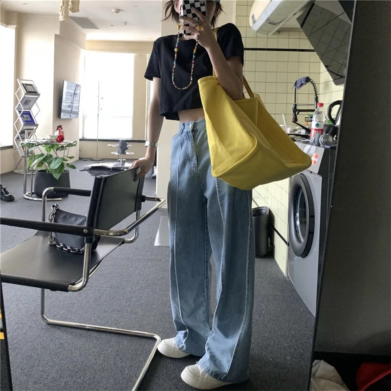 Fashion womens canvas shoulder bag young casual large capacity messenger handbag 240723