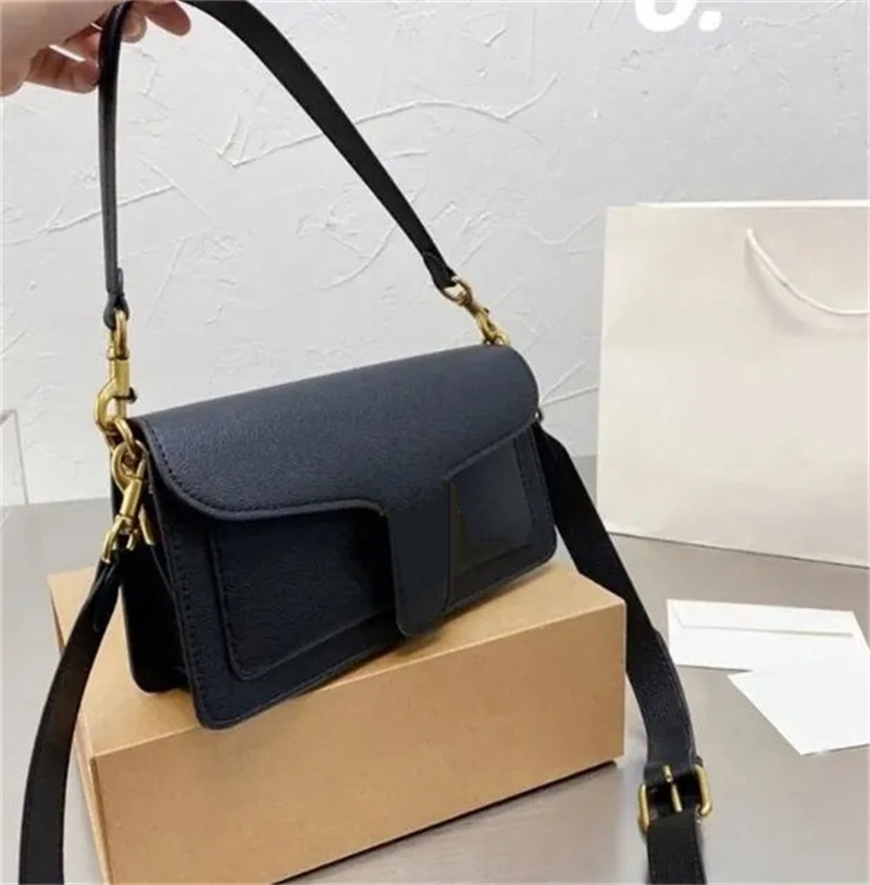 tote bag luxurys designer bag women shoulder bag leather famous classic pochette brown white black fashion crossbody bag lady handbag casual xb099