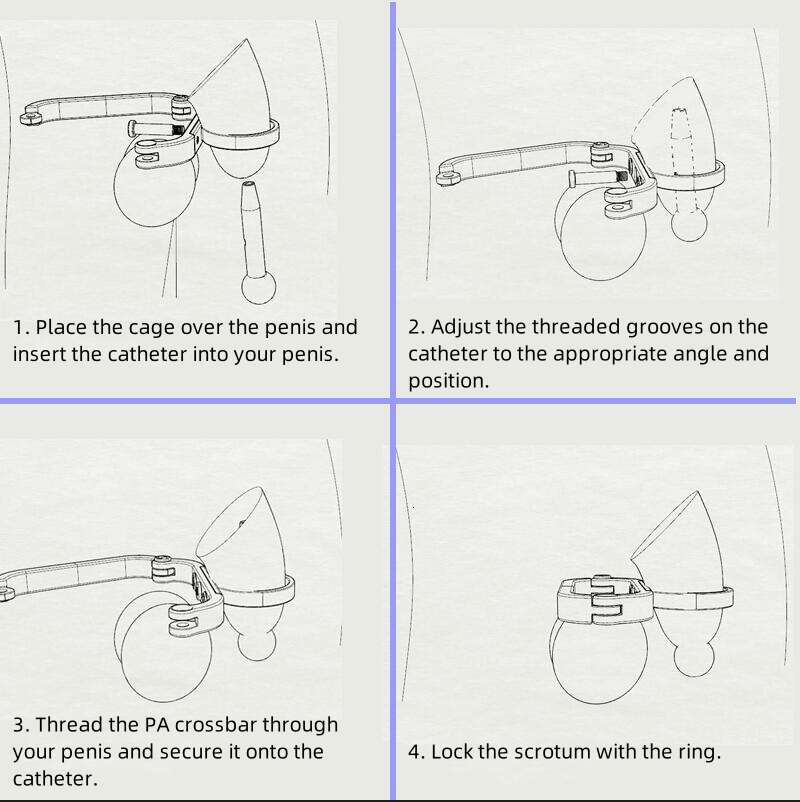 CHASTE BIRD 2024 Stainless Steel Metal The COCKLE Male Chastity Device PA Cock Cage Penis Ring Bondage Belt Adult Sex Toys S004