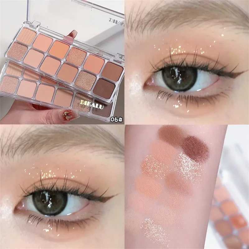 12 color glittering eye shadow palette Brand charm eye shadow makeup tray Cute female cosmetics Beautiful female cosmetics 2024W240730