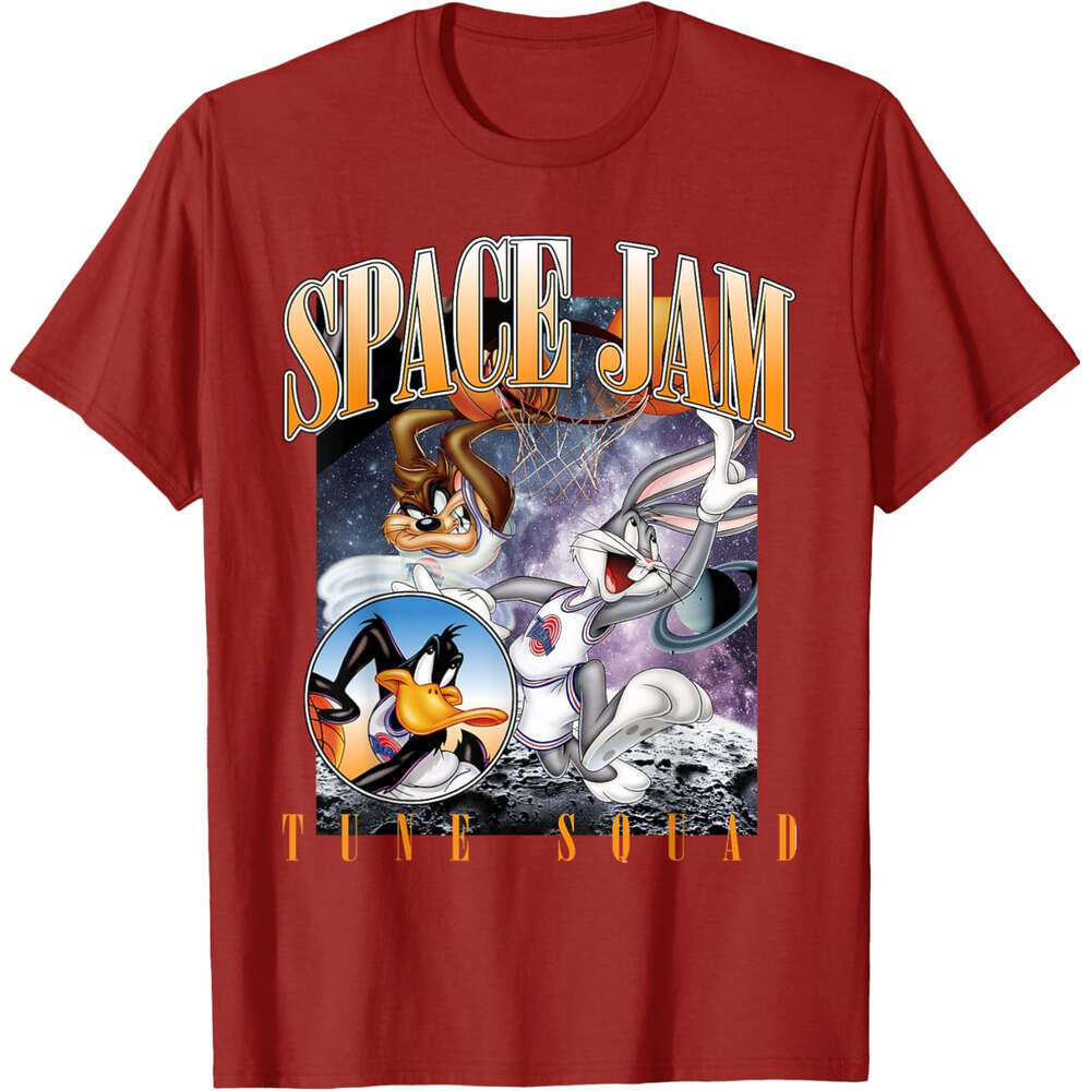 25ss T shirt shirts for men women Tees Space Jam Tune Squad Vintage T-Shirt tops summer clothes short tshirt Free shipping