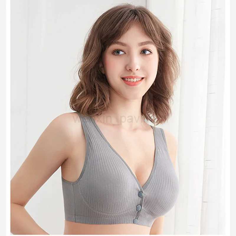 Breastfeeding Bras Cotton Maternity Nursing Bra For Feeding Pregnant Women Underwear Intimate Clothes Brasier Lactancia WireXJ240724