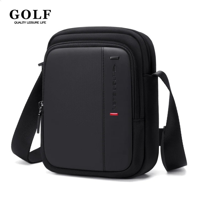 GOLF Cross Bag Man Nylon Shoulder Boston Crossbody Bags Men Mini Sling Messenger Cell Phone Waterproof Pouch Oxford Compartments 240723