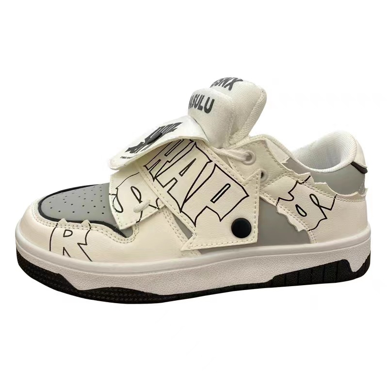 Men's and women's niche personalized lightweight versatile thick soled sports shoes
