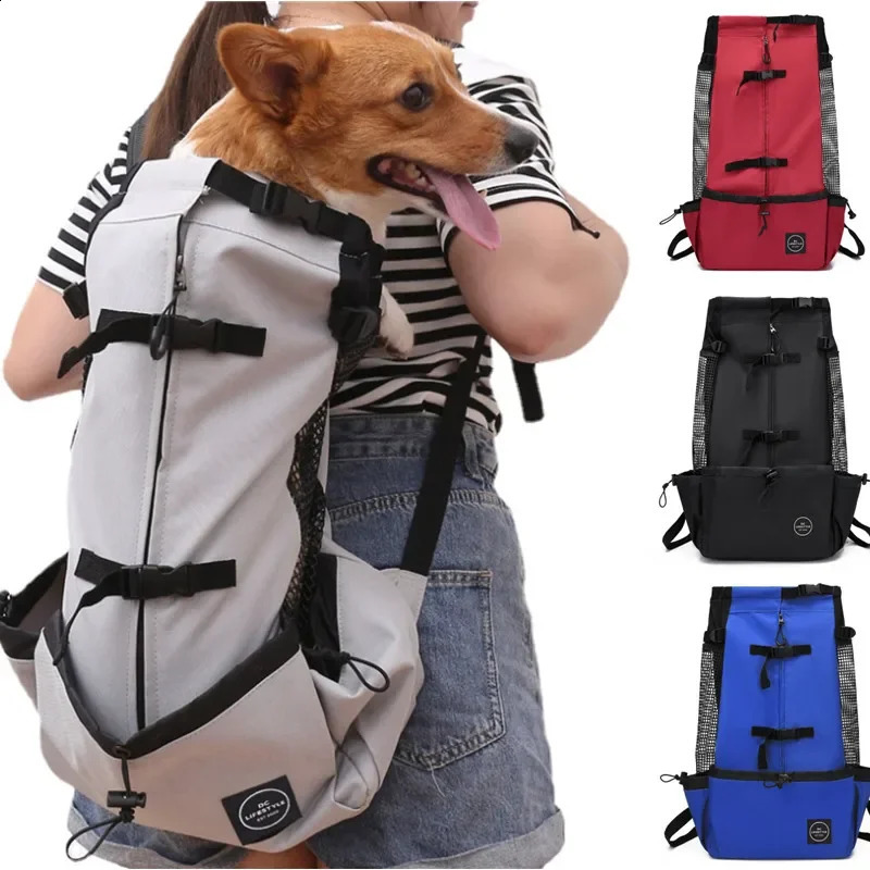 Pet Breathable Bag M - XL Washable Portable Reflective Outdoor Dog Travel Backpack Chaigouke French Bulldog Accessories 240729