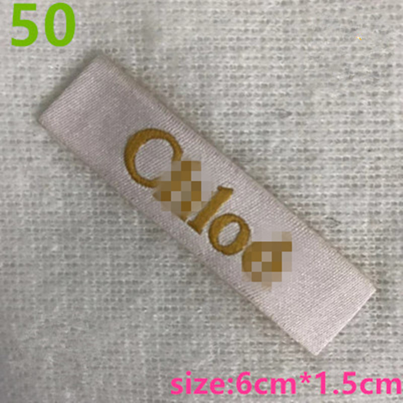 5 pieces/bag Brand Clothing Label L48-75 Logo Clothing Accessories DIY decorative clothing accessories patch