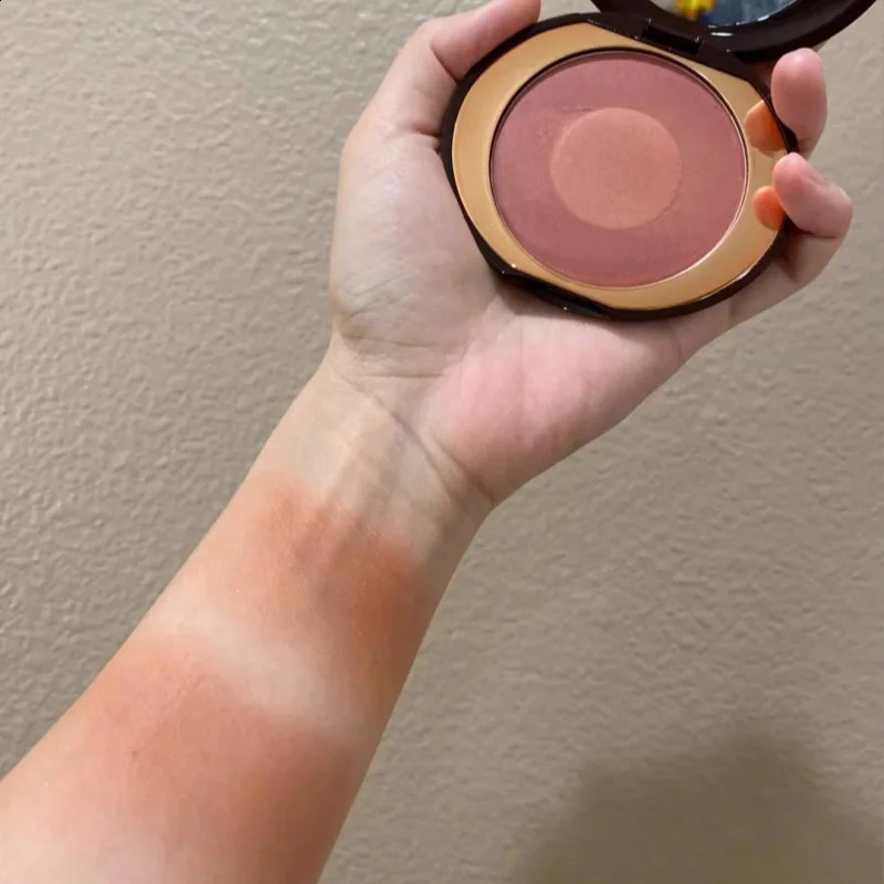 Two-Color Blush Enhance Contour Complexion Cheek Color Gentle Milk Tea Color Waterproof Makeu Cosmetics 240719