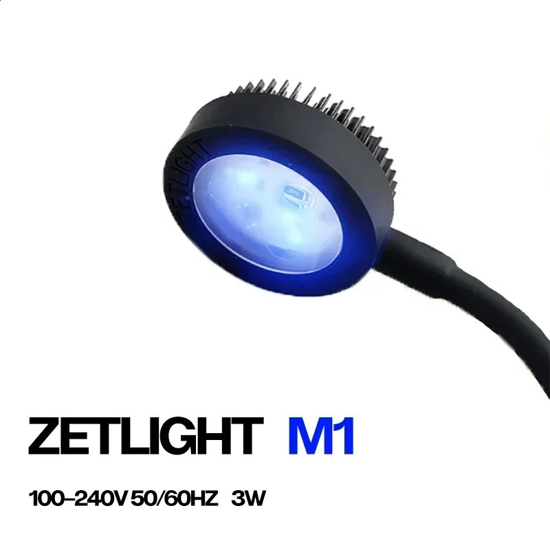 Zetlight LED lamp M1 LED Full Spectrum Nano Small Aquarium Fish Tank Sea Water Saltwater Marine Coral Reef LED and plant Light 240724
