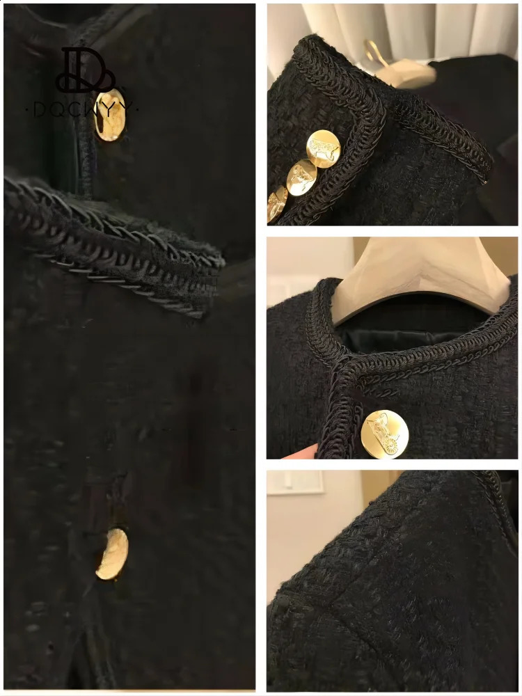 Women Jacket Coat In Autumn Winter Korean Fashion Tweed Small Suit Short Versatile Tops Womens Clothing Casual Clothes 240723