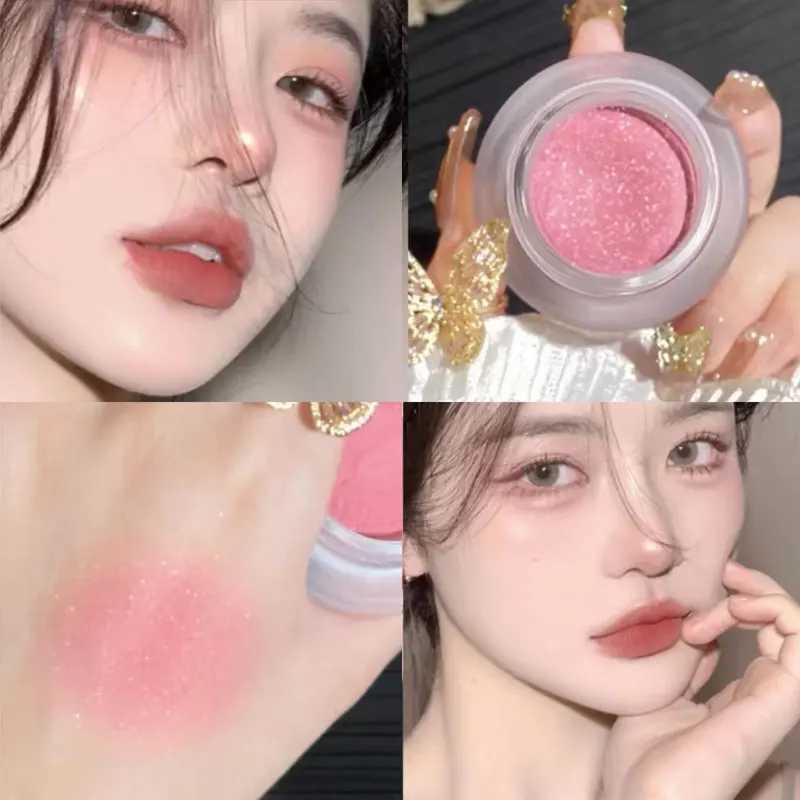Peach B Paste Clay Nude Natural Matte Mousse Rouge Woman New Monochrome Expanded Shrink Cheek Purple EyeshadowXJ241225