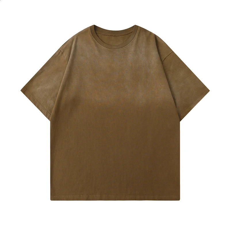 NXXTRESS Acid Washed to Make Old Tie Dye T Shirt Man Vintage Cotton T shirts Streetwear Soft Tees Girl Loose Short Sleeve Tops 240724