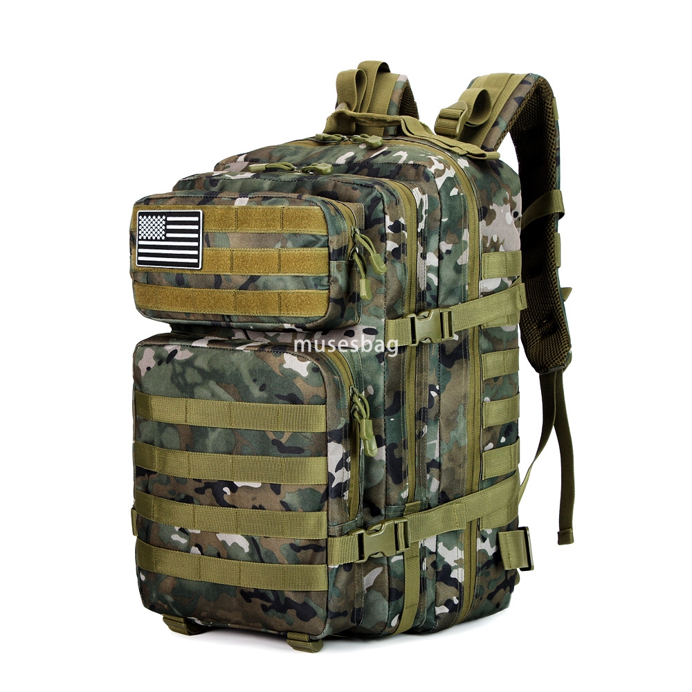 Outdoor army camouflage backpack special combat multi-functional large capacity mountaineering sports travel camping tactical backpack