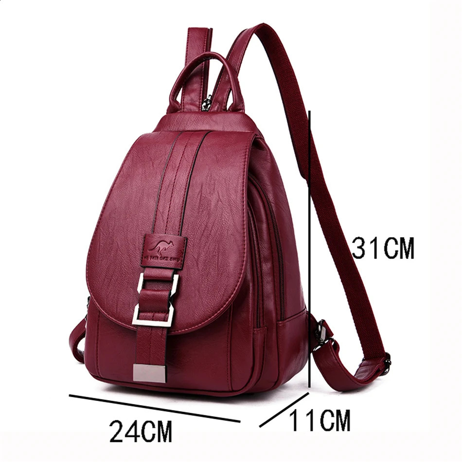 Genuine Travel Backpack Women Soft Leather Shoulder Bags For Women er School Bags For Teenage Girls Mochilas 250526