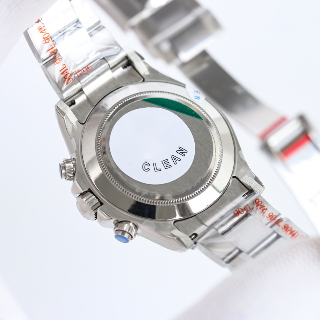 Designer for Men 4130 Movement Watches 40mm Chronograph Watch Sapphire Crystal Ceramic Bezel 904L Stainless Steel Montre de Luxe Clean Factory