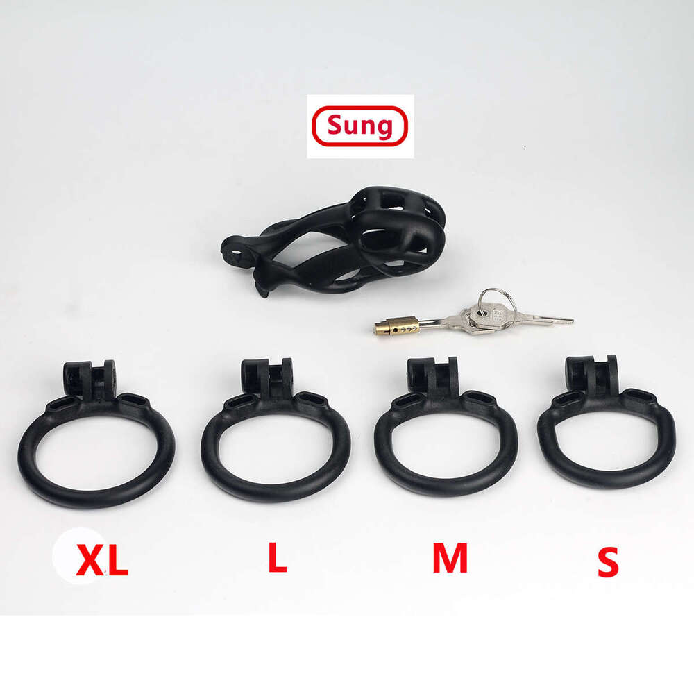 New Cobra Chastity Cage For Male Bondage Ball Stretcher Cock Cage Penis Lock Holy Trainer Penis Ring BDSM Chastity Belt