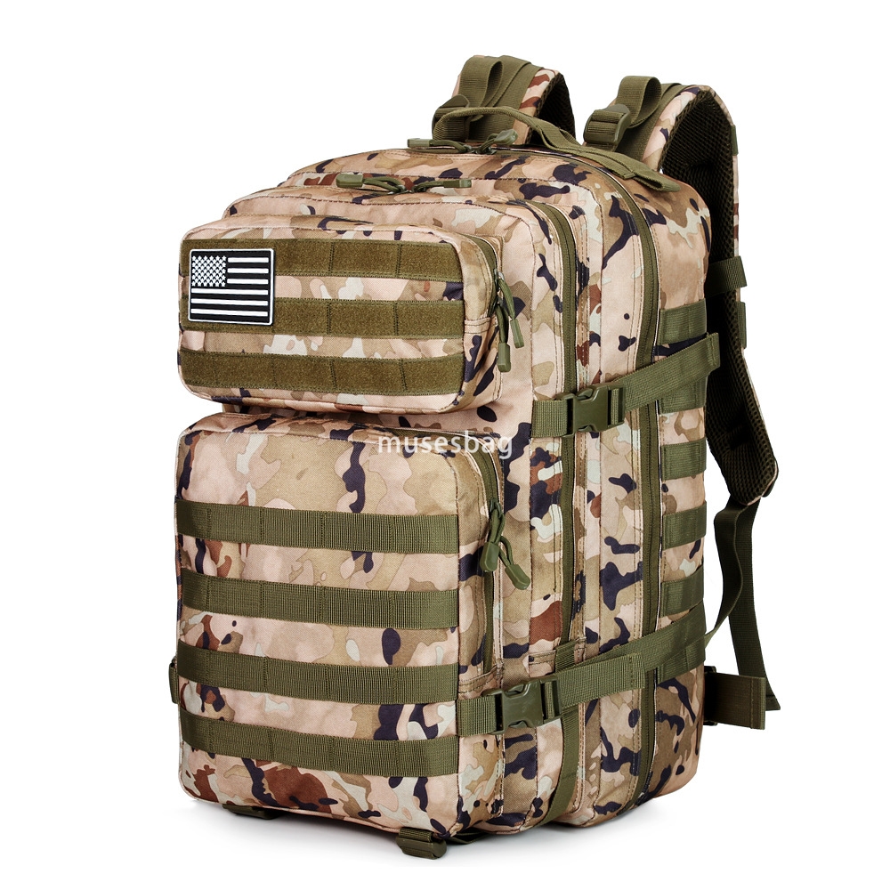 Outdoor army camouflage backpack special combat multi-functional large capacity mountaineering sports travel camping tactical backpack
