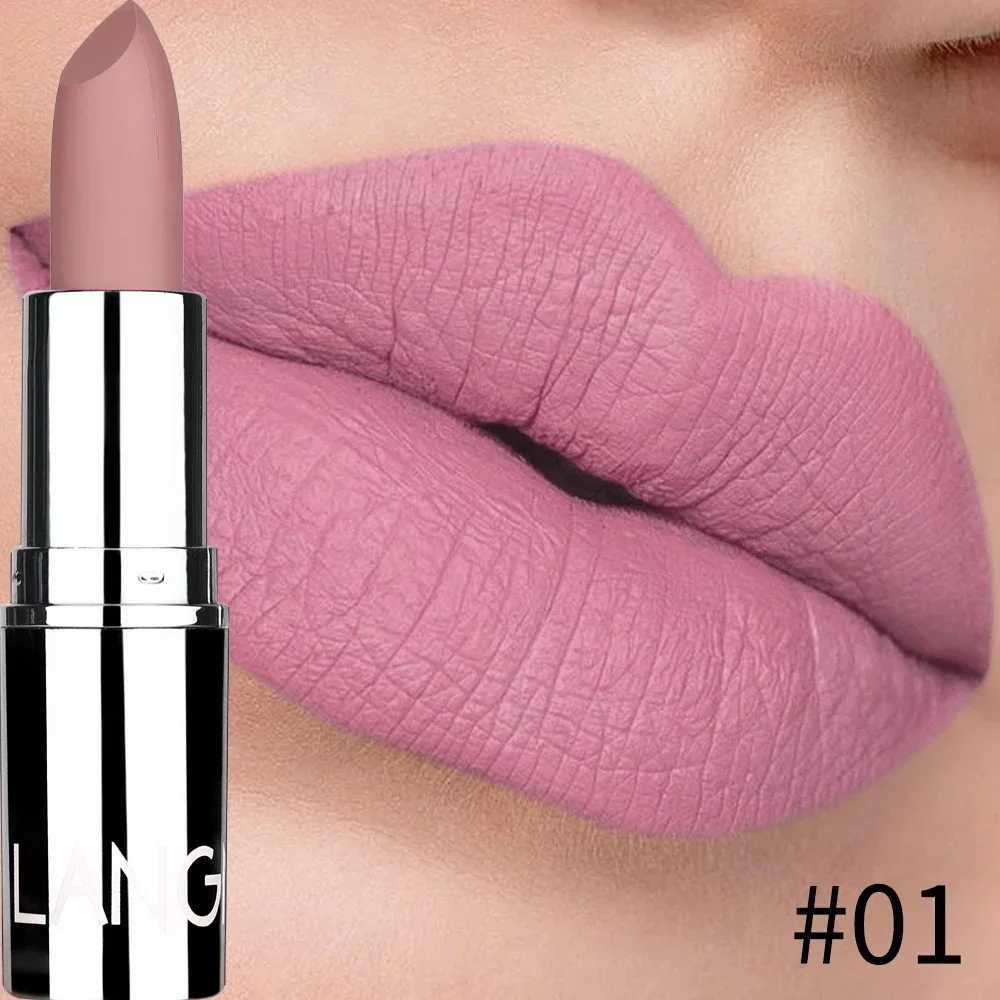 8 Colors Matte Bullet Lipstick Waterproof LongLasting Velvet Lipstick Easy To Wear Nude batom Nutritious Makeup W251027
