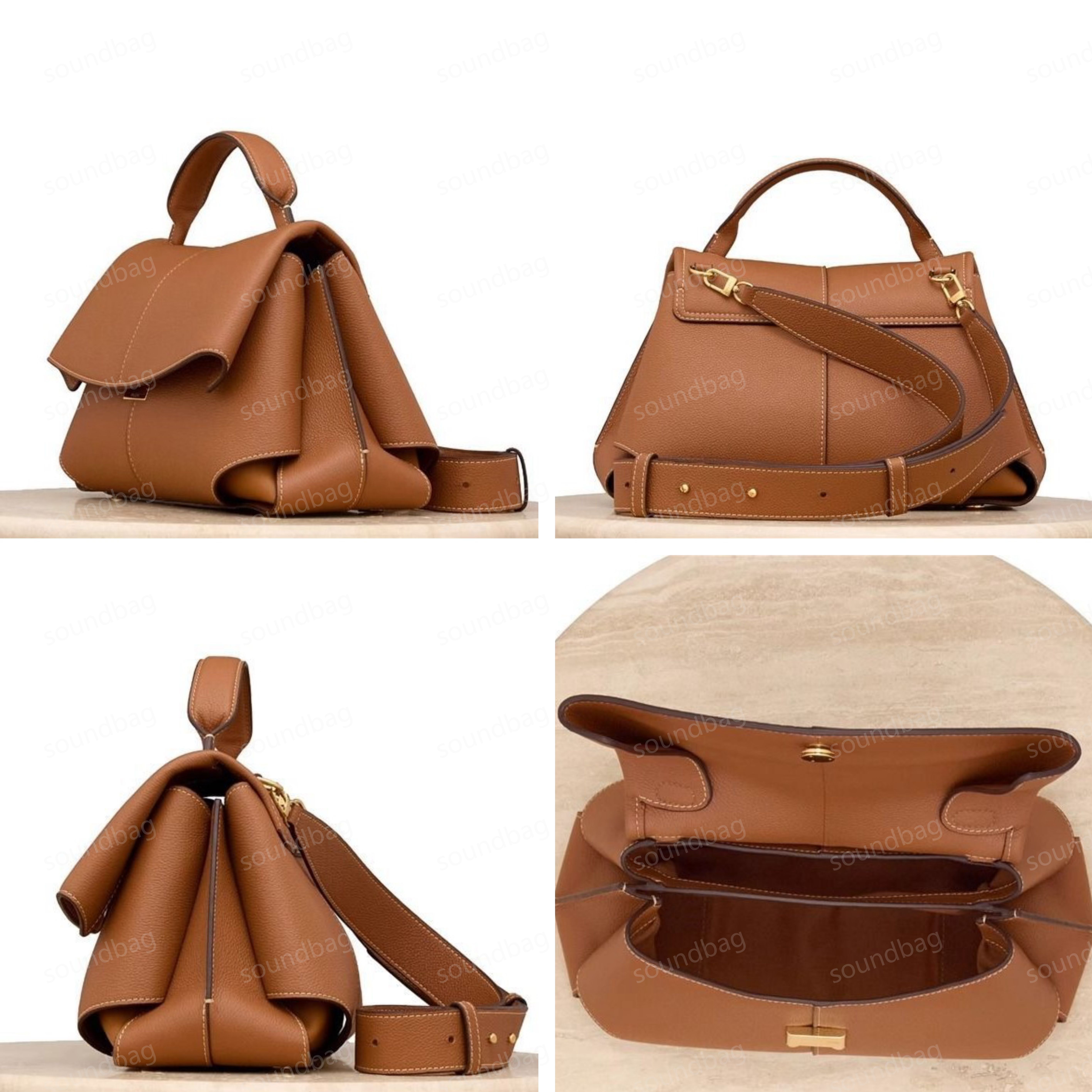 Italy leather Premium Cowhide Paris PoL MOKKI Bag - New Season French Niche , Women Genuine Leather Tote Crossbody Beri Numero Cyme Handbag Designer