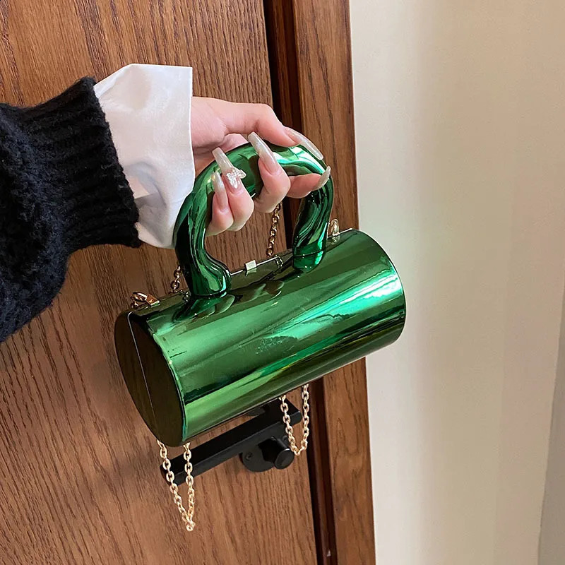 2025 NEW Womens Handbag Bags For Women Party Clutches Fashion Cyder Mini Evening Purse Crossbody Shoulder Bag Gold Box Clutch 240717 zhanyishengli