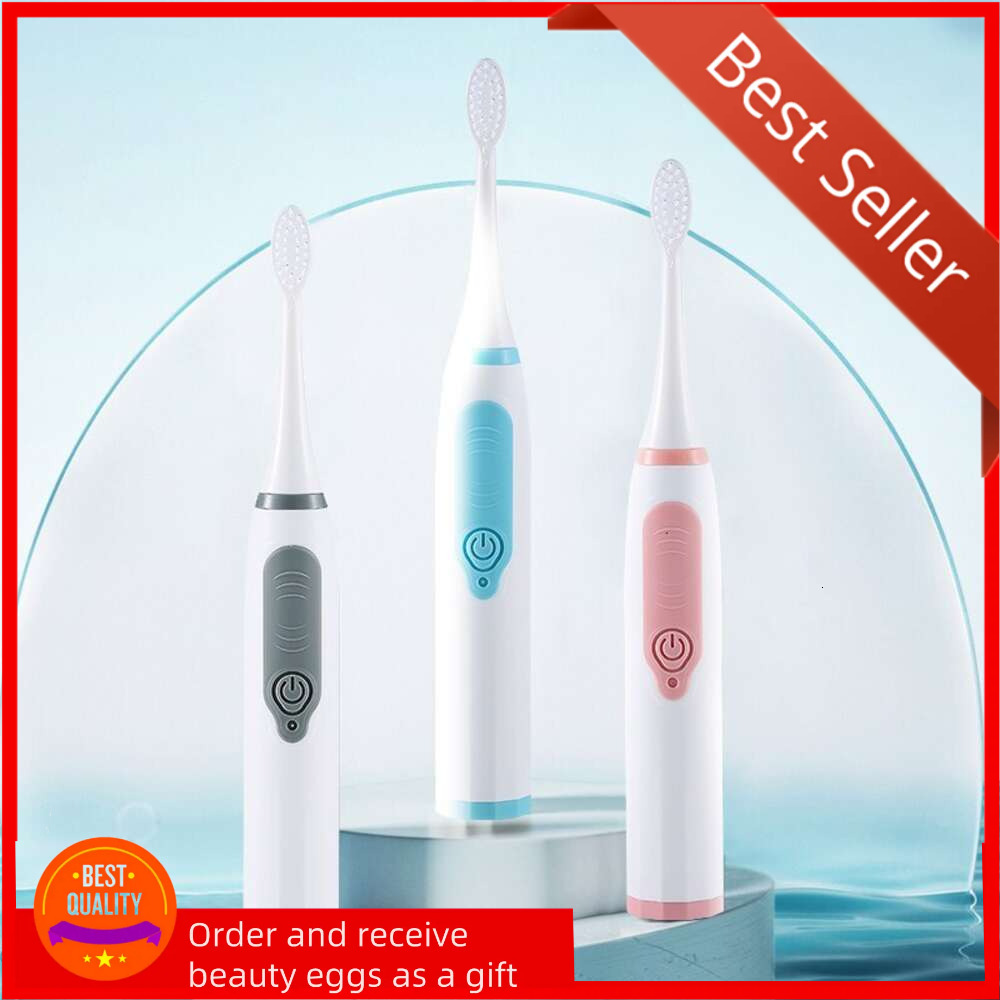 Jianpai Sonic Electric Toothbrush for Men and Women Adult Household Non Rechargeable Soft Hair IPX6 Waterproof F618-13