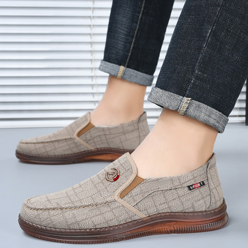 Spring Ddmysports New And Autumn Shoes Chinese Style Cloth Casual Cowhide Sole Single Kick Work Men S Outdoor Shoes