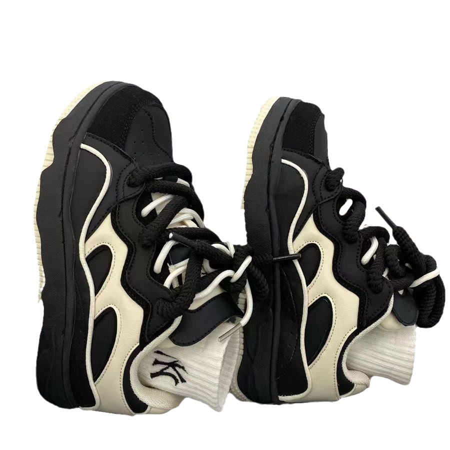 Men's and women's retro lightweight sports skateboard shoes