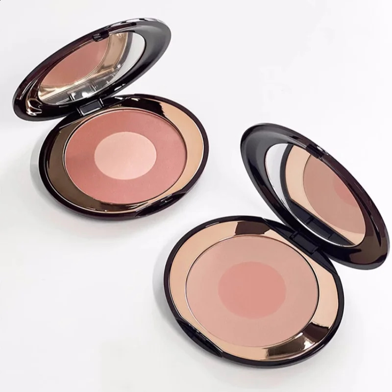 Two-Color Blush Enhance Contour Complexion Cheek Color Gentle Milk Tea Color Waterproof Makeu Cosmetics 240719