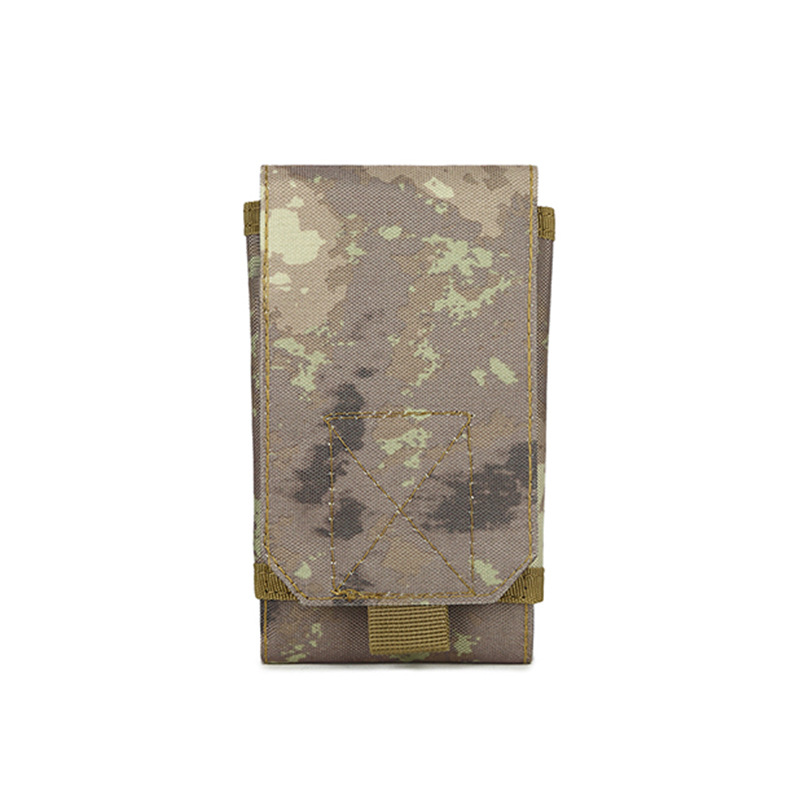 New high quality Oxford Sports outdoor camouflage mobile phone bag portable tactical waist pack accessories direct sales