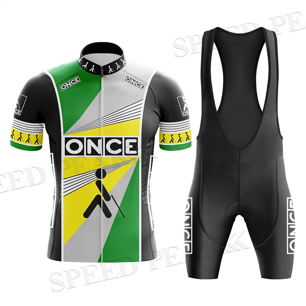 Cycling Jersey Bib Shorts Maillot Short Sleeve Mens Breathable Sets Triathlon Clothes Sports Summer Retro Suit Bike pro Cloth 240722