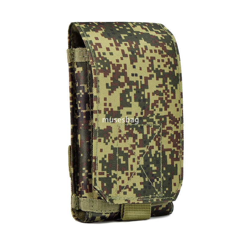 New high quality Oxford Sports outdoor camouflage mobile phone bag portable tactical waist pack accessories direct sales