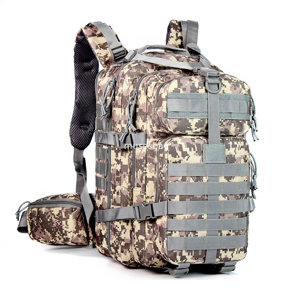 Upgraded thermal insulation material 3P tactical backpack outdoor sports hiking bag camping picnic camouflage bag