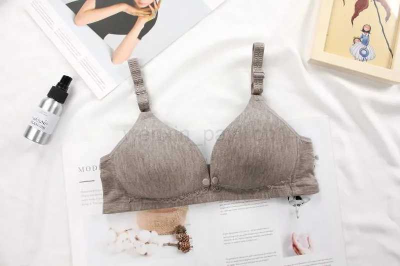 Front Opening Buckle Pregnant Womans Underwear Anti Sagging Feeding Without Steel Ring Bras for WomenXJ240724