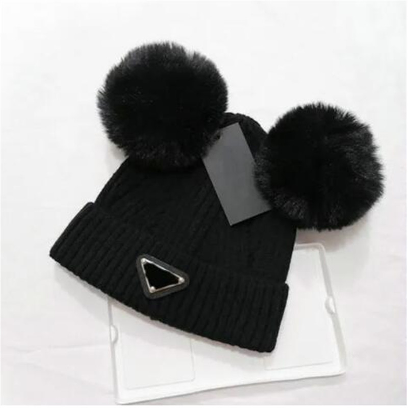 Knitted Hats Designer Kids Baby Winter Warm Beanies Crochet Caps Children Skull Caps Letters Fitted Hat