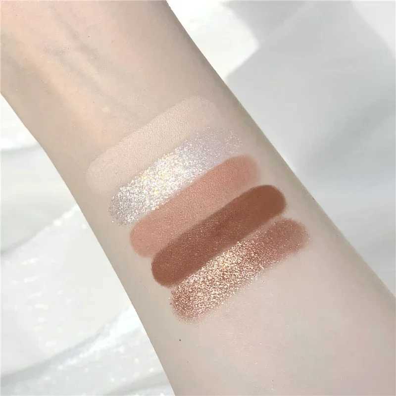 ROTO acrylic matte glitter 10 color eye shadow palette lasting shimmer eye shadow makeup palette naked smoke eye shadow pigmentW240730