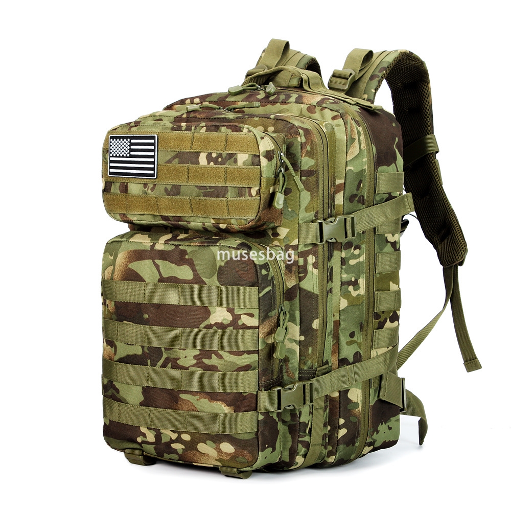 Outdoor army camouflage backpack special combat multi-functional large capacity mountaineering sports travel camping tactical backpack