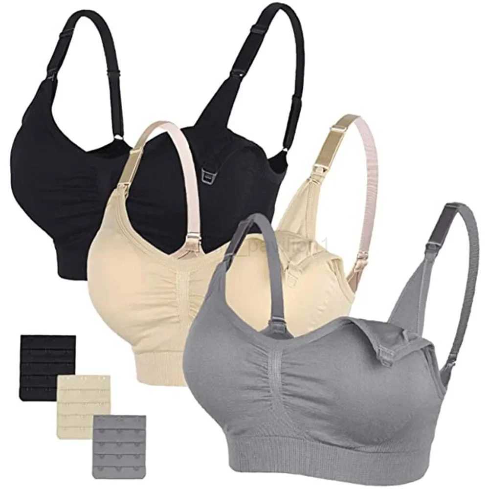 Maternity Bras Wirefree Nursing Bra Pregnancy Clothes Prevent Sagging Breastfeeding Womens Breathable lactancia BraXJ240724