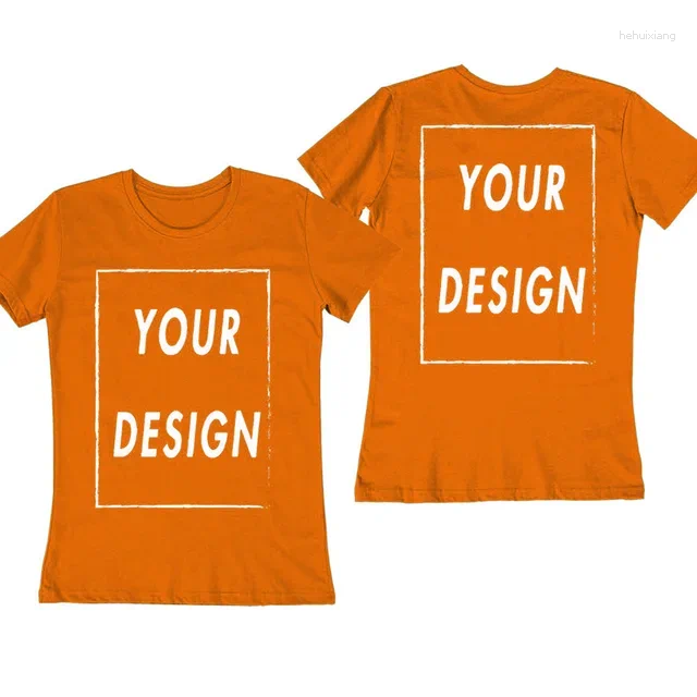 Men's T Shirts Custom Tshirt Front Back Print Professiona Logo Text Po Male Personalized Premium Gifts T-shirt EU Size Cotton2024