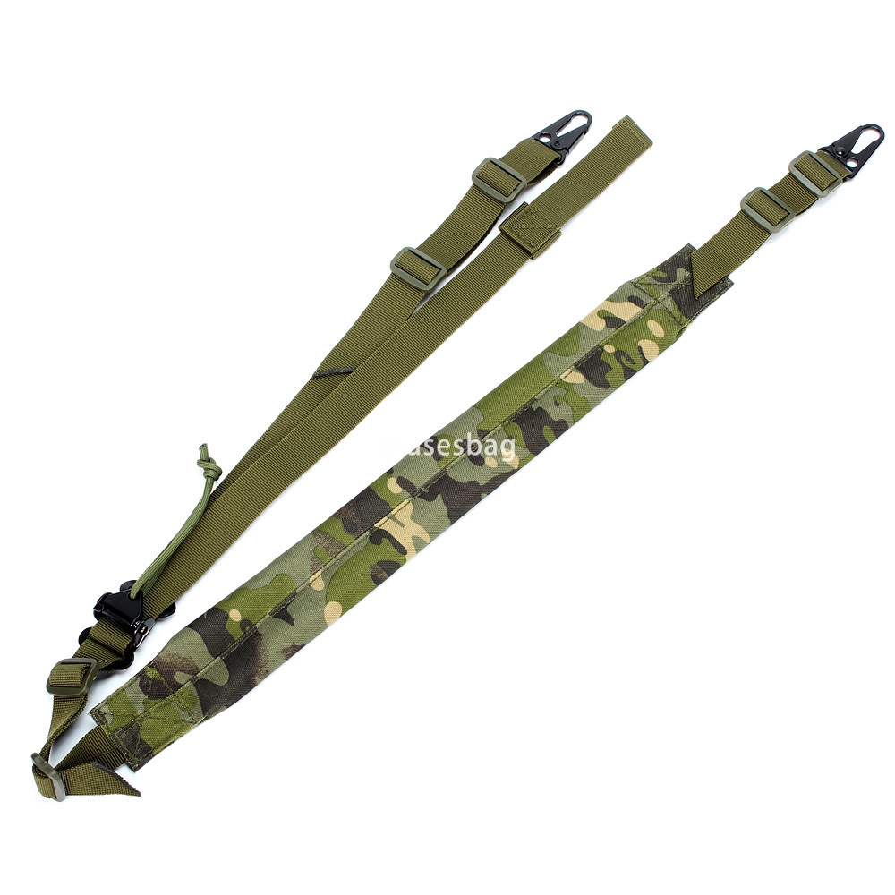 Outdoor sports tactics multi-functional quick adjustment back rope with army fans lanyard real CS training