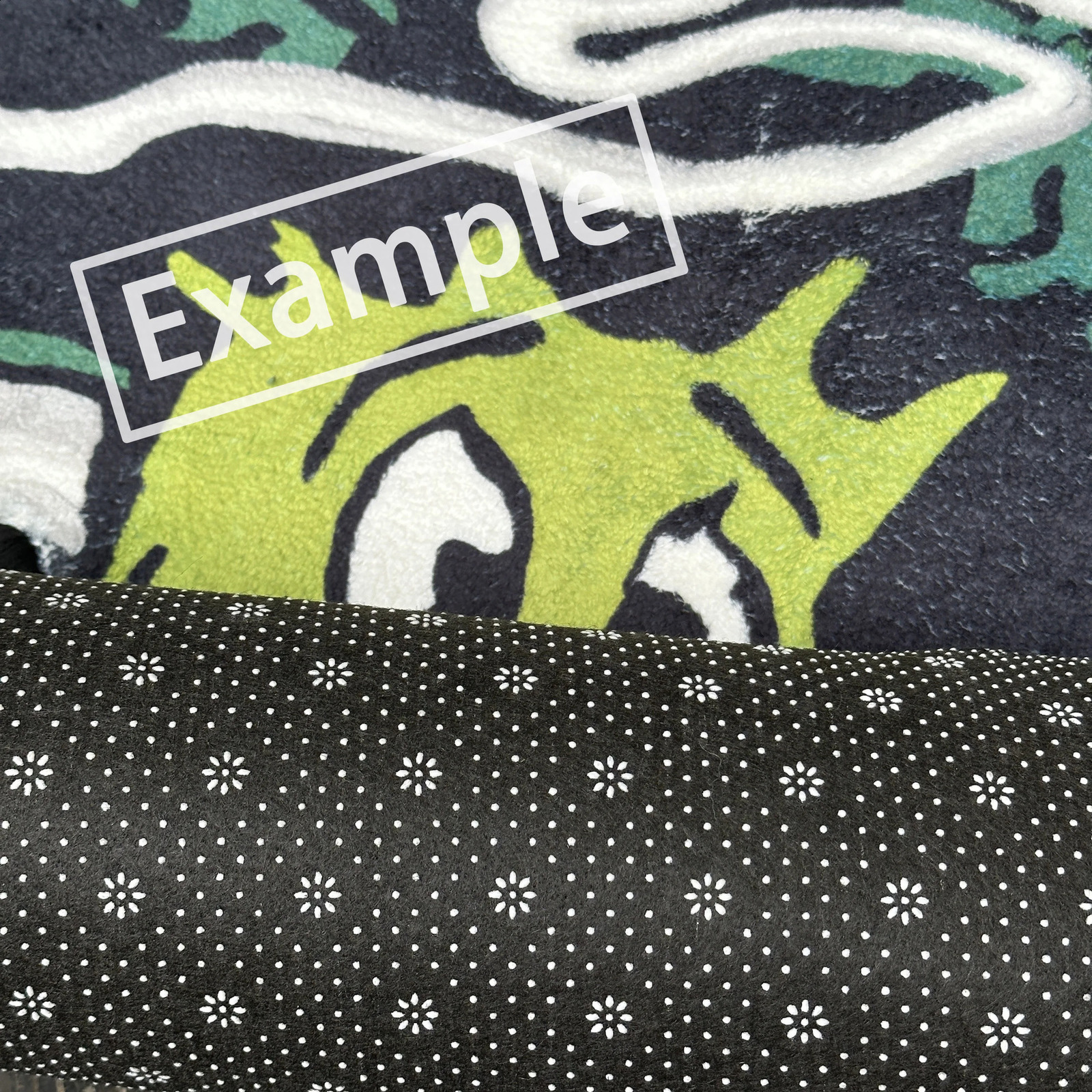 Cute Cows Multicolor Rug Digital Printing Technology Simple Housewarming Gift Handmade Non-Slip Decorative Carpet 240723