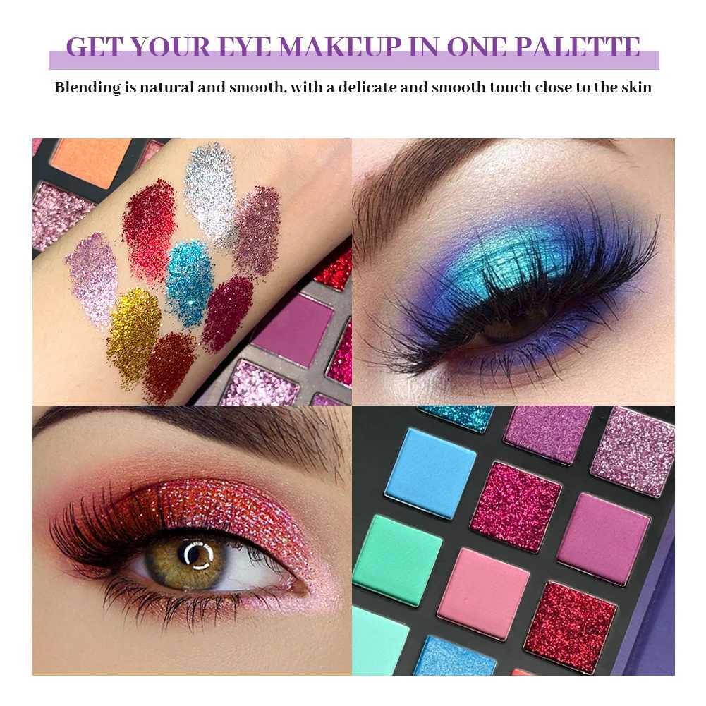 72 color glitter eye shadow palette brightness glitter shimmer high gloss eye shadow palette makeup cosmeticsW240730