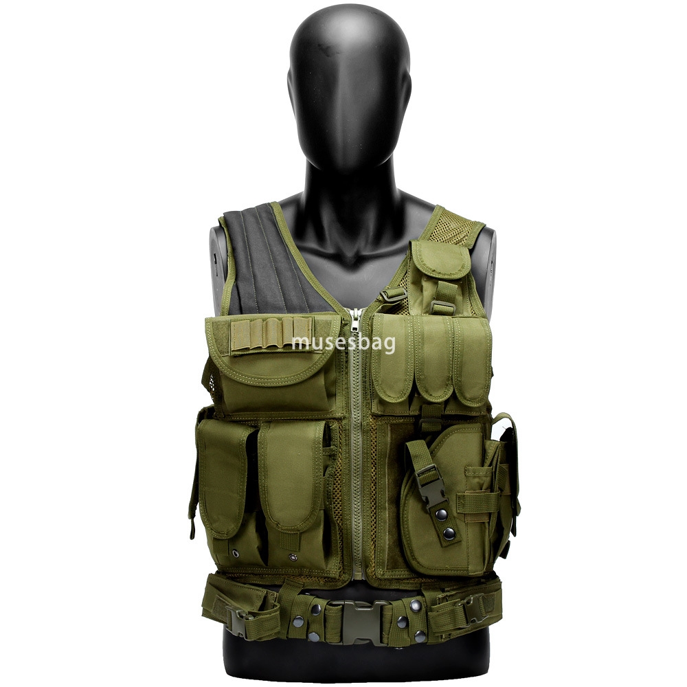 Outdoor equipment tactical vest vest mesh stab resistant vest breathable military fan protective equipment manufacturers wholesale