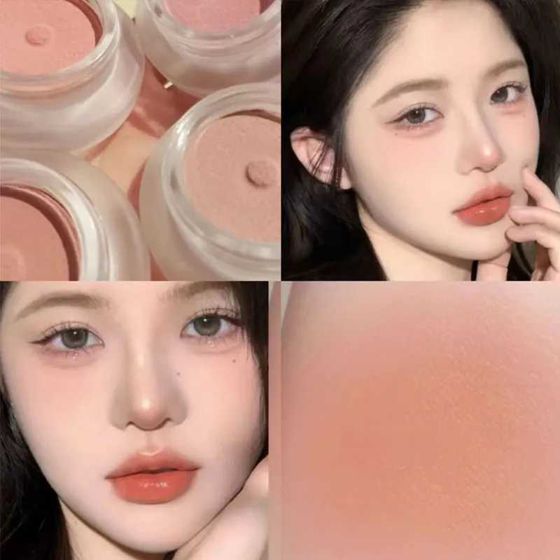 Peach B Paste Clay Nude Natural Matte Mousse Rouge Woman New Monochrome Expanded Shrink Cheek Purple EyeshadowXJ241225