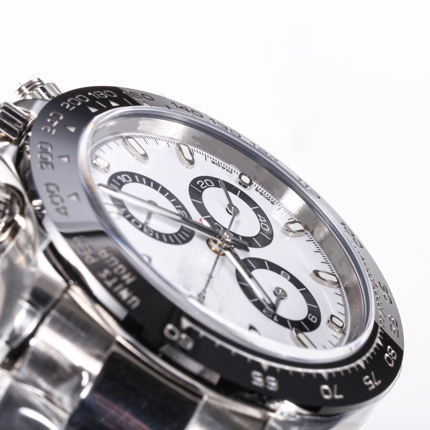 Designer for Men 4130 Movement Watches 40mm Chronograph Watch Sapphire Crystal Ceramic Bezel 904L Stainless Steel Montre de Luxe Clean Factory