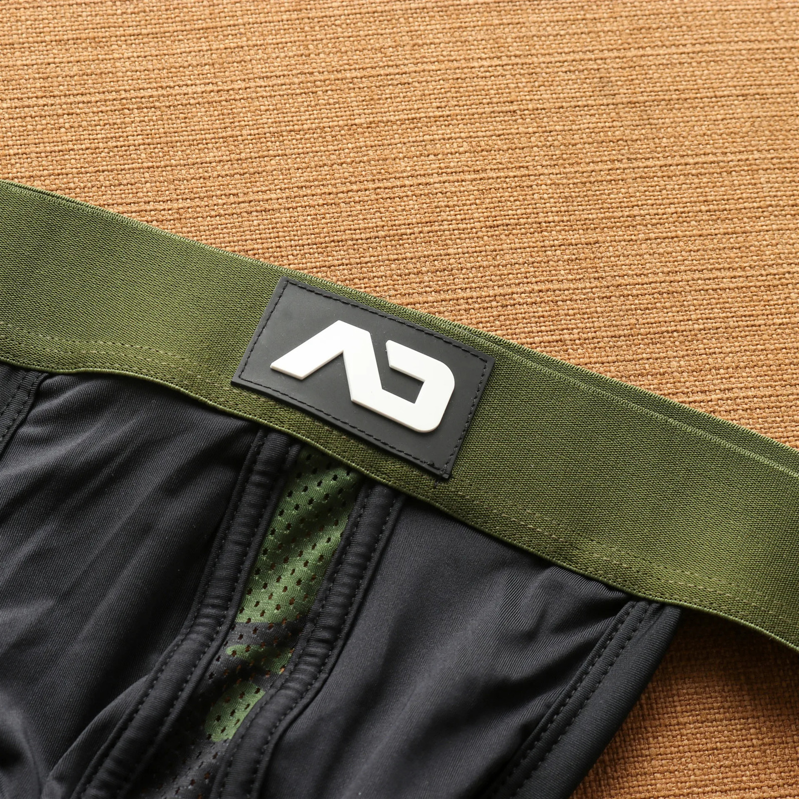Addicted Mens Milk Silk Mesh Sewing Low Waist Underwear Independent Pocket Elastic Fashion Trend Double DingAD5M300 240724