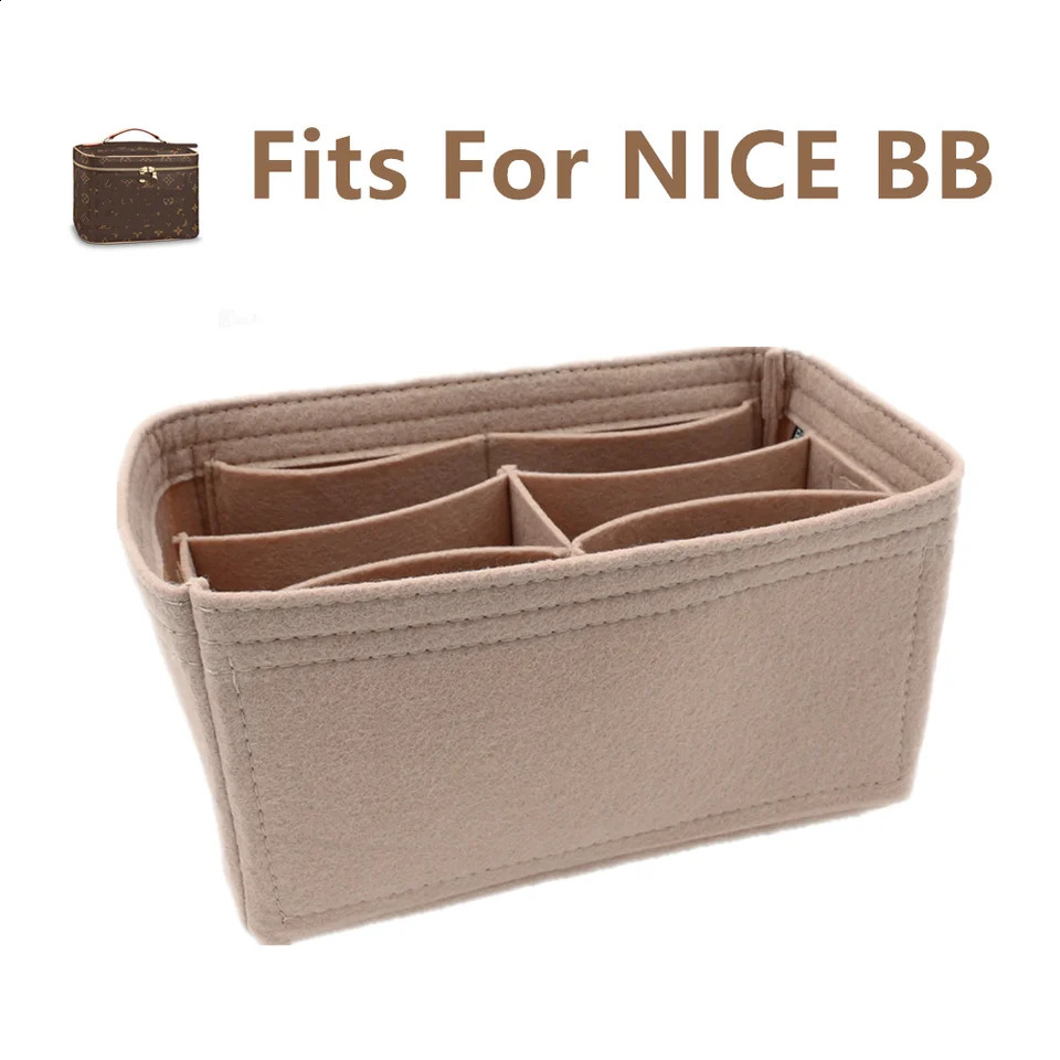 Insert Nice bb Insert Bags Organizer Makeup Handbag Organizer Inner Purse Portable Cosmetic for nice bb bag organizer 240724